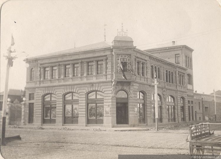 Palacio Menéndez en Punta Arenas, hacia 1906