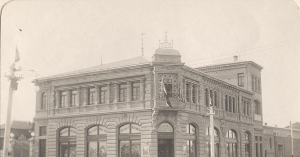 Palacio Menéndez en Punta Arenas, hacia 1906