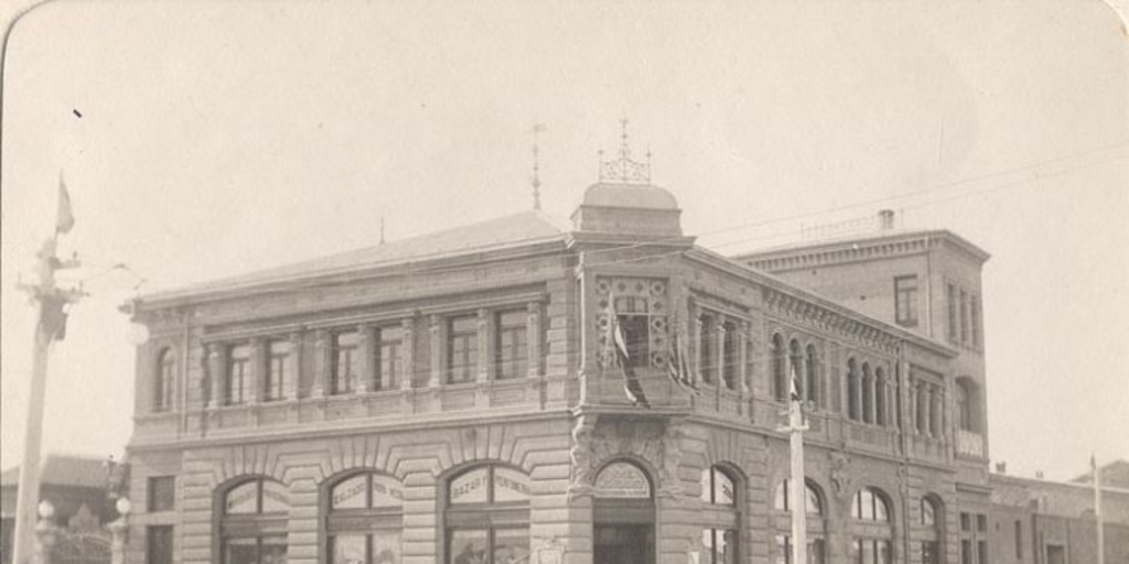 Palacio Menéndez en Punta Arenas, hacia 1906