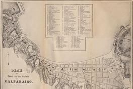 Plan der Stadf und des Hafens Von Valparaíso
