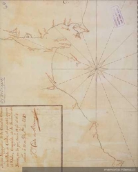 Mapa geographico de la Canal de Chacao en la Isla de Chiloe, 1793