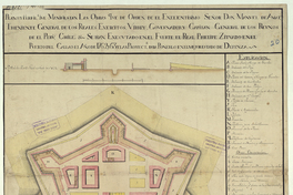 Plano y perfil que manifiestan las obras que de orden de el Excelentisimo señor don Manuel de Amat...hacia 1765