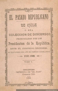Administración Joaquín Prieto : discurso ante el Congreso Nacional de 1832