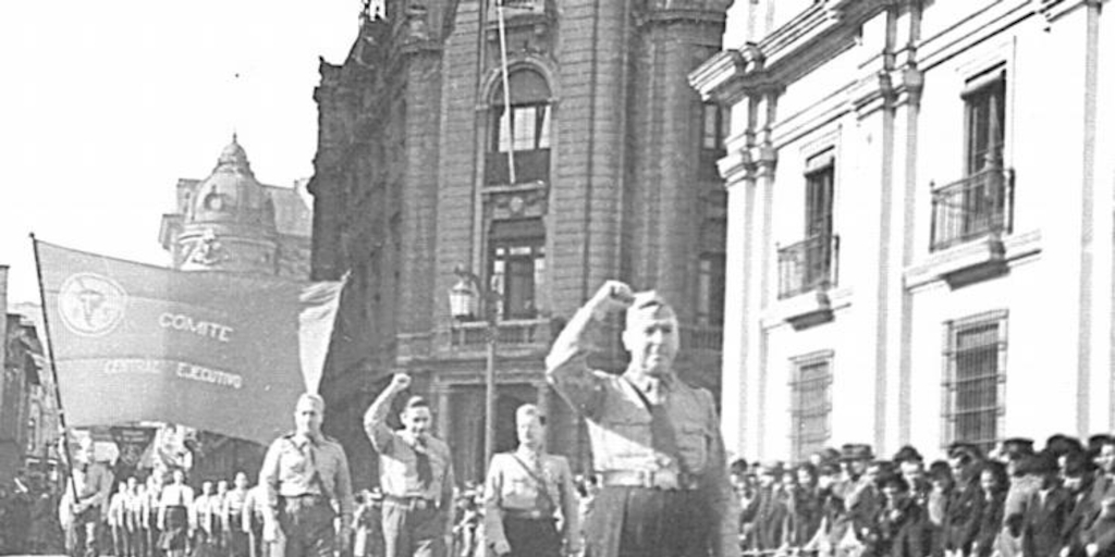 Desfile del Partido Socialista de Chile, 1940