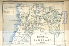 Provincia de Santiago, hacia 1885