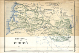 Provincia de Curicó, hacia 1885