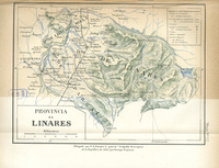 Provincia de Linares, hacia 1885