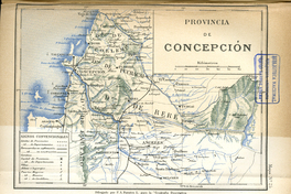 Provincia de Concepción, hacia 1885