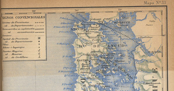 Provincia de Chiloé, hacia 1885