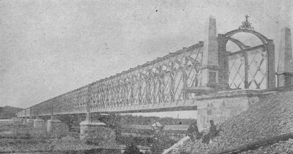 Puente sobre el río Maule, 1903