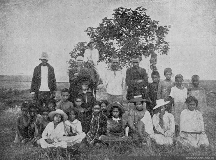 Indígenas de Isla de pascua, 1908