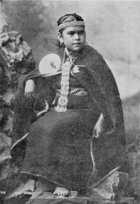 Hija de un cacique araucano, 1908