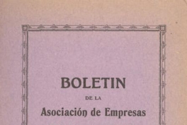 Boletín de la Asociación de Empresas Eléctricas de Chile : n° 2, 1 de mayo de 1916