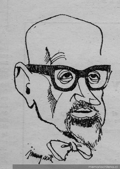 Caricatura de Feliú Cruz, 1900-1973