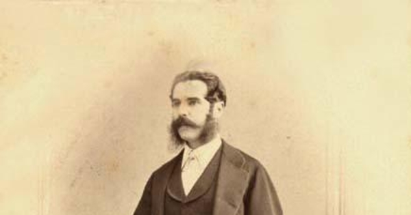 Guillermo Feliú Gana, padre de Guillermo Feliú Cruz, hacia 1895