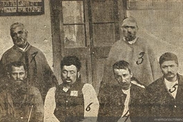 El bandido Juan de Dios López y su banda luego de ser capturados por la policía, 1903