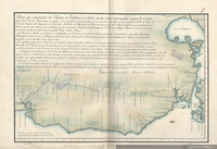 Plano que comprende los puertos de Valdivia y Chiloé con la costa intermedia según la Carta de la Mar del Sur... por Mariano de Puslerla en 1791