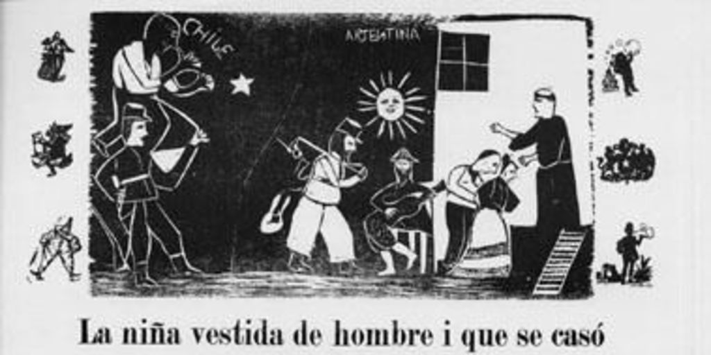 La niña vestida de hombre i que se casó con otra niña en Illapel. Guerra entre Chile i la Arjentina i los versos de Balmaceda