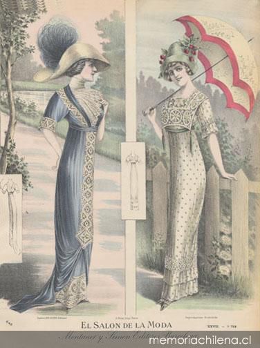 Moda europea, 1911