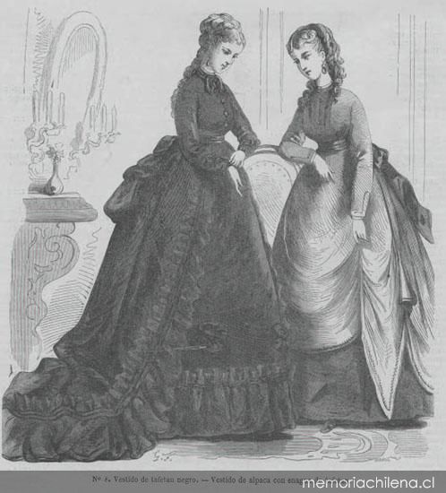 Moda europea, 1869