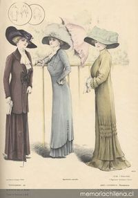 Vestidos, 1905-1909