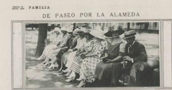 Paseo por la Alameda, 1920