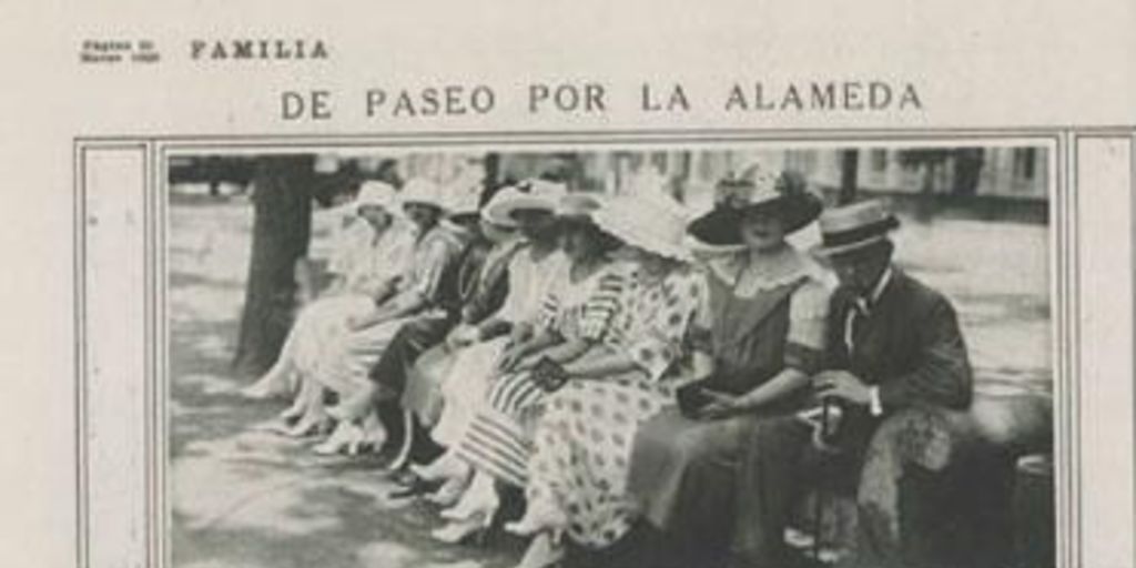 Paseo por la Alameda, 1920