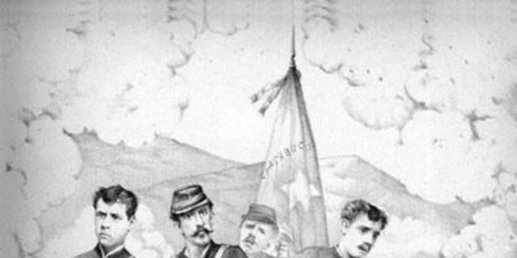 El grupo de la Concepción : Arturo Pérez Canto, Julio Montt Salamanca, Ignacio Carrera Pinto y Luis Cruz Martínez