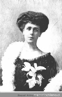 Raquel Aránguiz Vicuña, 1908