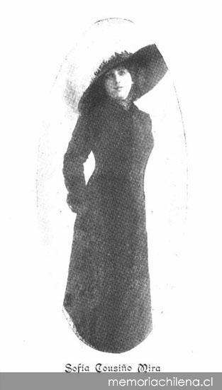 Sofía Cousiño Mira, hacia 1900