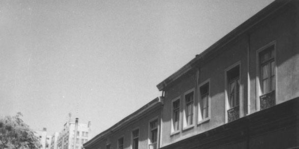 Vista del Instituto Nacional desde calle San Diego (1964)