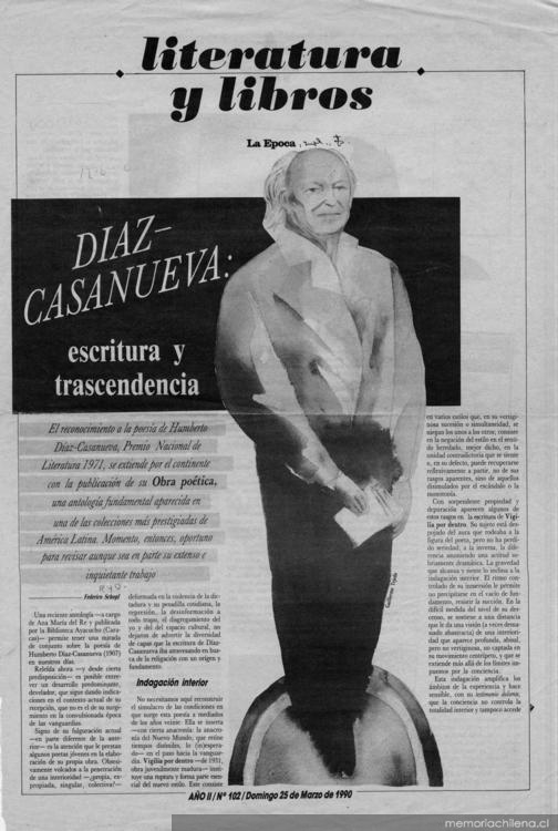 Díaz-Casanueva : escritura y trascendencia