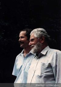 Francisco Coloane junto a David Petreman