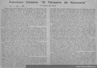 Francisco Coloane: el Témpano de Kanasaka
