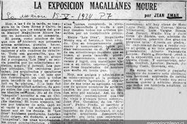 La exposición Magallanes Moure