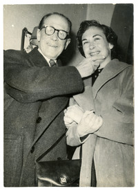 Mariano Latorre junto a su hija Mireya