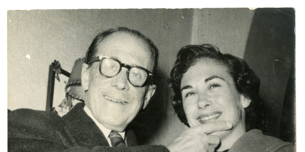 Mariano Latorre junto a su hija Mireya Latorre