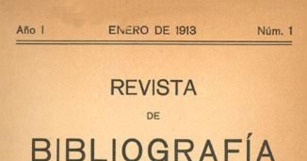 Revista de bibliografía chilena y extranjera