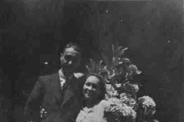 Óscar Castro junto a su esposa Isolda Pradel