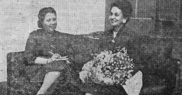 María Virginia Mondaca, hija de Carlos Mondaca, junto a Luisa Kneer