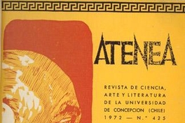 Atenea : revista de Ciencias, Letras y Artes nº 425