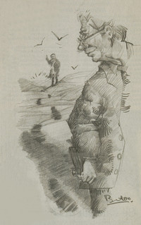 Pedro Prado y Alsino, dibujo