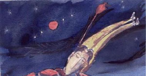 Ilustración del poema "Alberto Rojas Jimenez viene volando" : vigesimotercera estrofa (versión 1)