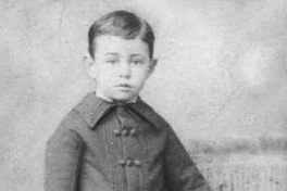Diego Dublé Urrutia en 1884, a los 7 años de edad
