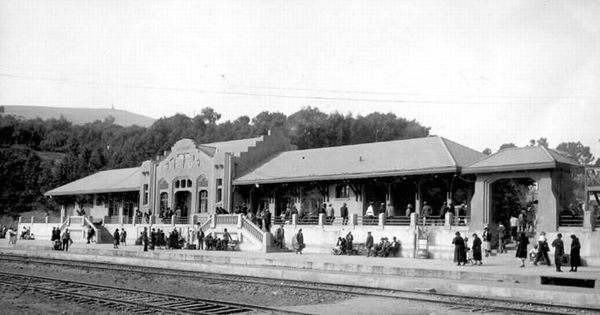 Estación de San Antonio, hacia 1910