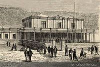 Estación Barón de Valparaíso, construida en la década de 1850