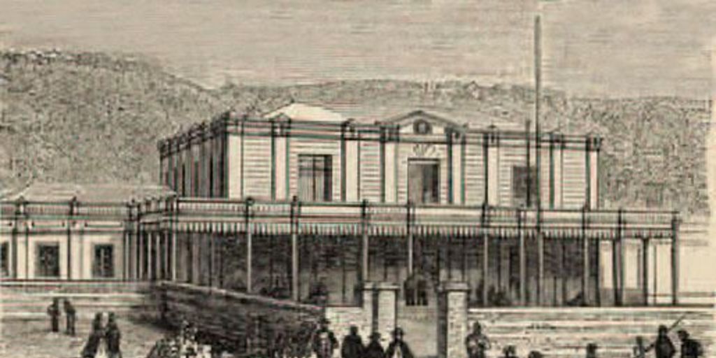 Estación Barón de Valparaíso, construida en la década de 1850