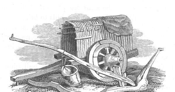 Arado y carreta de la Hacienda de Lord Cochrane en Quintero, 1822