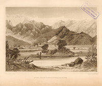 View from L' Angostura de Paine, 1822