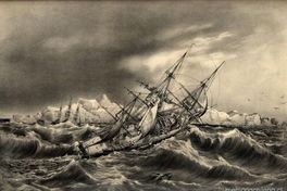 Coup de vent, pres des iles Powell, le 27 janvier 1838